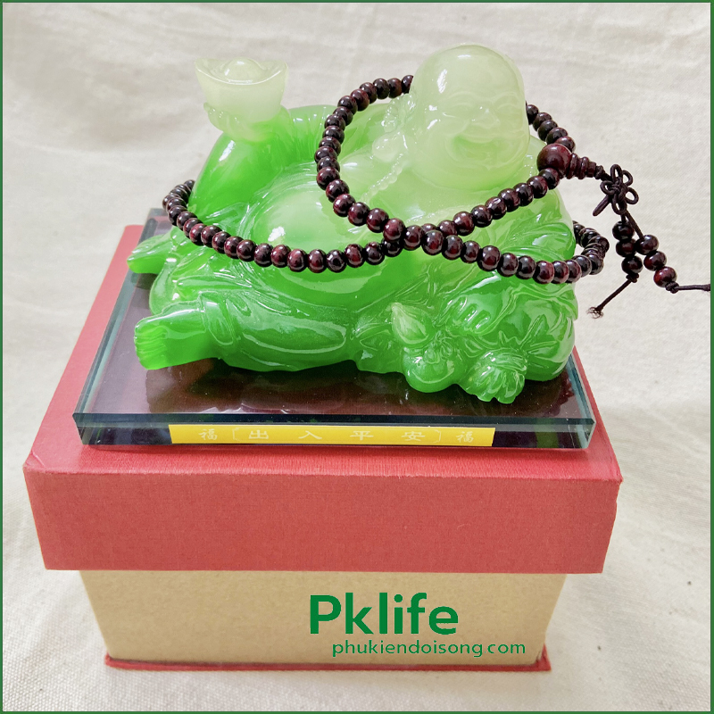 Ảnh thật tượng phật di lặc bằng đá Dl-58001