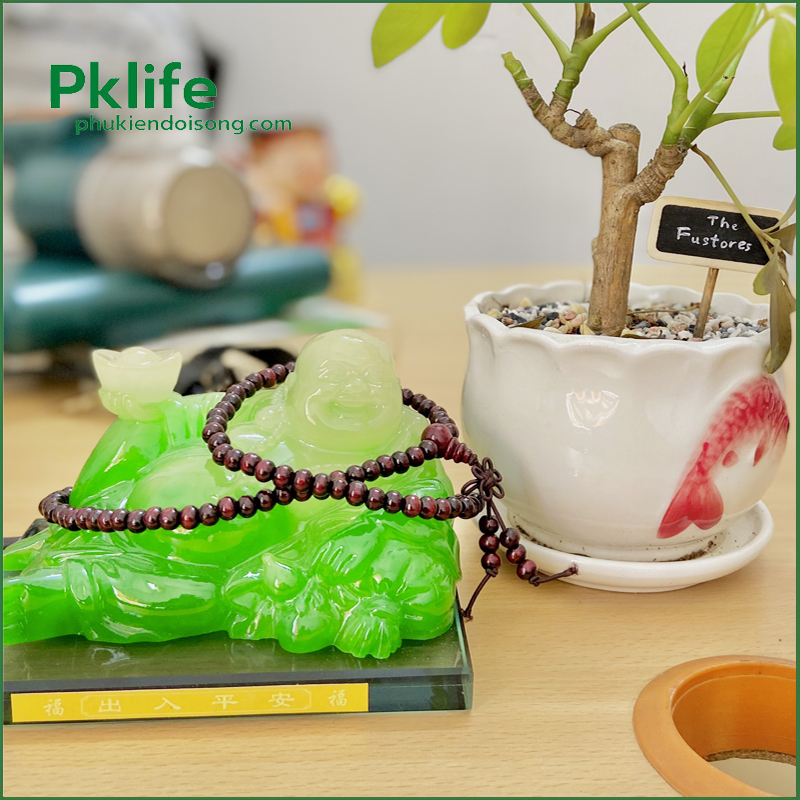 Ảnh thật tượng phật di lặc bằng đá Dl-58001