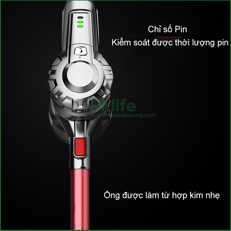 Cấu tạo và thiết kế nổi bật của máy hút bụi không dây gia đình MHB-1T9701