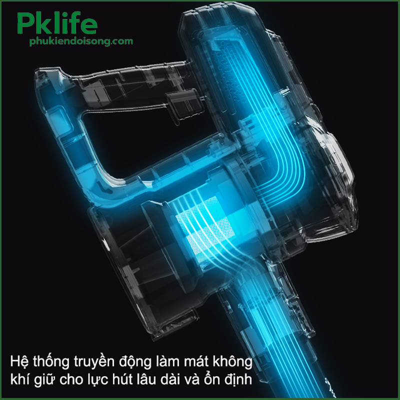 Cấu tạo và thiết kế nổi bật của máy hút bụi không dây gia đình MHB-1T9701