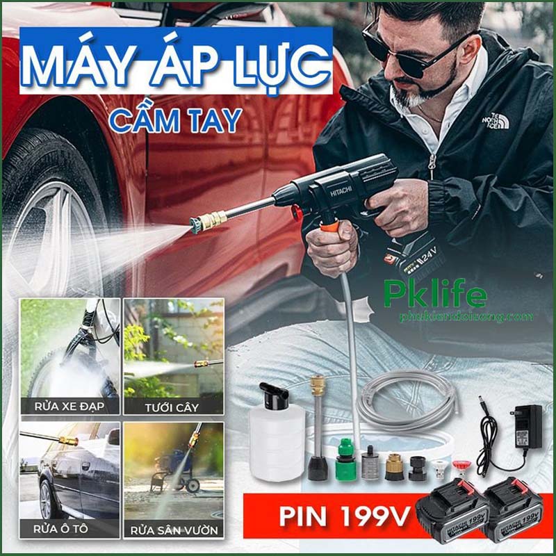 Có nên mua Máy Rửa Xe Hitachi MRX-2Pin của phukiendoisong không?