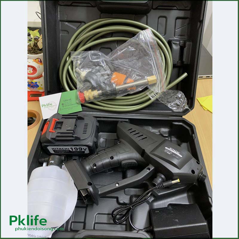 ẢNH THẬT CỦA MÁY RỬA XE DÙNG PIN MRX-2P10