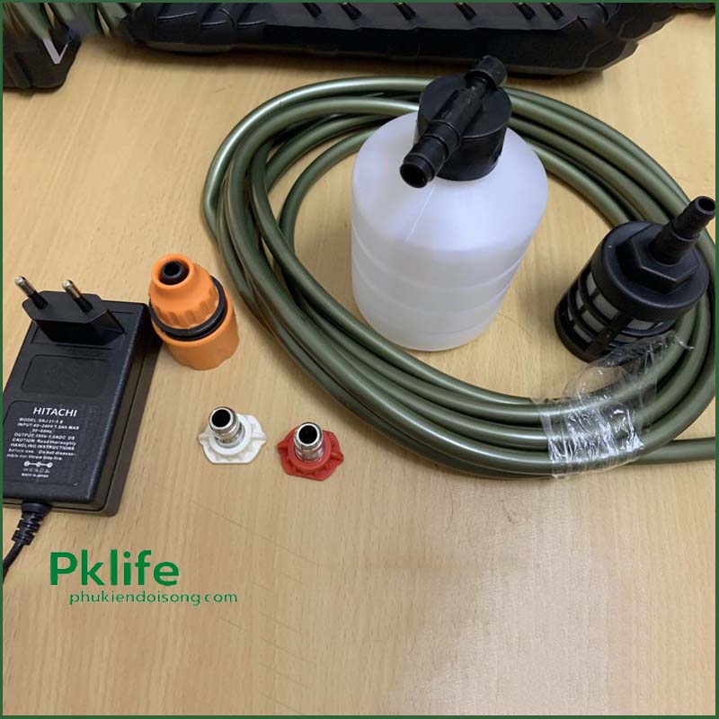 ẢNH THẬT CỦA MÁY RỬA XE CẦM TAY MRX-2Pin