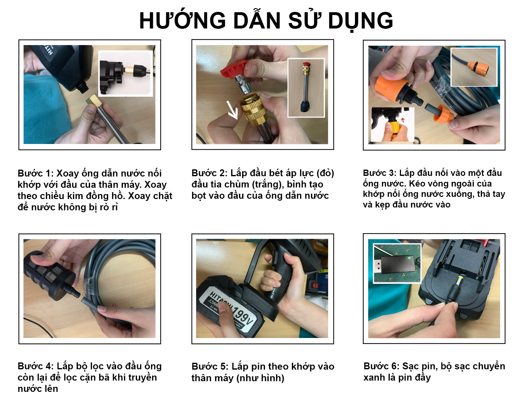 HƯỚNG DẪN SỬ DỤNG MÁY RỬA XE MRX-2P10 HƯỚNG DẪN SỬ DỤNG MÁY RỬA XE MRX-2P10