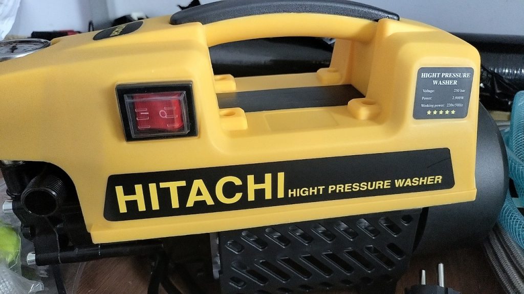 Ảnh thật của máy rửa xe Hitachi MRX-1T5501